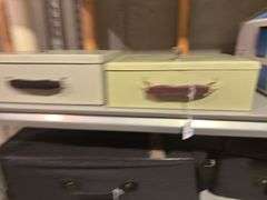 Pair of Metal Storage Boxes