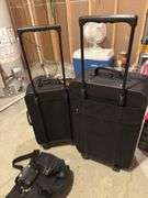 Two Rolling Lucas Suitcases with Additional Bag