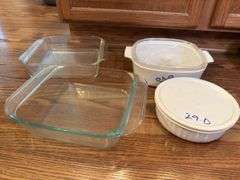 Pyrex and Corningware dishes