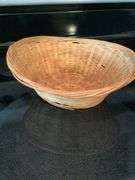 Assorted Woven Baskets and Decorative Tray