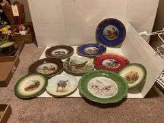 Collection of Wildlife Decorative Plates, Assorted Makers