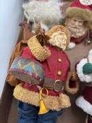 Collection of Decorative Santa Figures