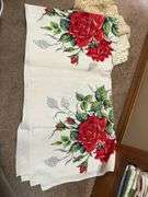 Assorted Table Linens, Napkins, and Decorative Boxes