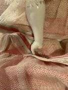 Collectible Porcelain Doll with Pink Dress