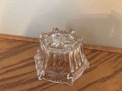Collection of 8 Clear Pressed Glass Dishes