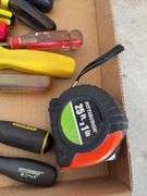 Mixed Lot of Screwdrivers and Tape Measure