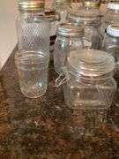 Collection of Decorative and Functional Glass Jars