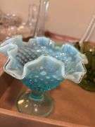 Collection of Decorative Glass Bowls and Vase