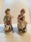 Two Cleveland Porcelain Figurine Set KW6096