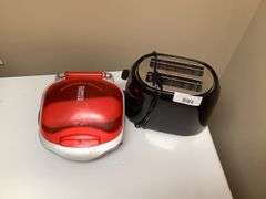 George Foreman Grill and Toaster