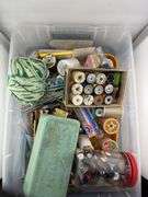Sewing Lot - Thread, Yarn, Buttons, and More