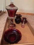 Group of Decorative Glassware