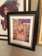 Framed Ladies Home Journal, Monet Print, and More Wall Art
