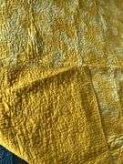 Handmade Yellow Floral Quilt