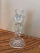 Collection of Glass Vases and Candlestick Holders - 9 Pieces