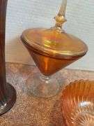 Carnival Iridescent Glassware Collection - Vases and Bowls