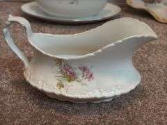 Decorative Gravy Boats and Floral Plates