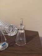 Collection of Crystal Glass Figurines and Covered Dish