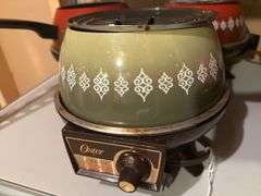 Collection of Electric Fondue Pots with Forks