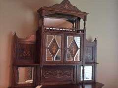 48”x12”x82” Parkhouse & Sons Cabinet Makers Display Cabinet