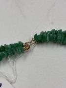 Green Aventurine Chip and Stone Necklace