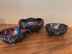 Carnival Glass Set