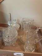 Assorted Decorative Crystal Glassware