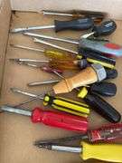 Mixed Lot of Screwdrivers and Tape Measure
