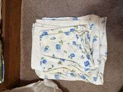 Assorted Bedding - Flat Sheets, Fitted Sheets, Pillowcases