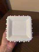 Three Decorative Milk Glass Pieces