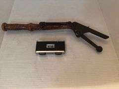 Binoculars and Clay Pigeon Thrower