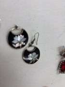 Assorted Costume Jewelry Lot - Earrings, Brooches, and Necklace