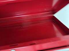 Popular Mechanics Red Rolling Tool Chest, Top: 12x26x22; Bottom: 18x27x32