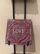 Decorative Metal Scroll "Hope, Love, Peace" Wall Hanging