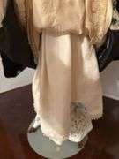 Victorian Era China Head Doll with Feathered Hat