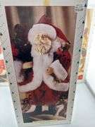 Collection of Hand Painted Porcelain Old World Santa Figurines