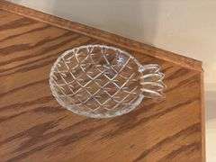Collection of 8 Clear Pressed Glass Dishes