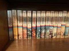 Collection of Dana Fuller Ross Books, Other Westerns, and Louis L'Amour Cassettes