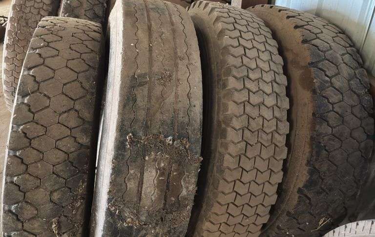 (4) Used Truck Tires image