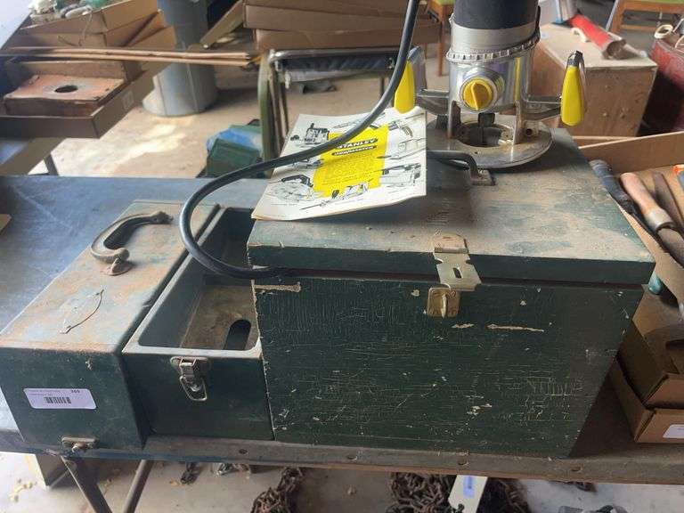 STANLEY Router in Wood Storage Box image