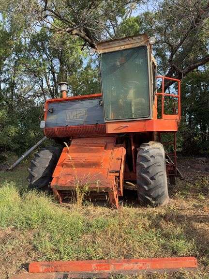 Massey Ferguson 750 Combine Harvester-salvage image