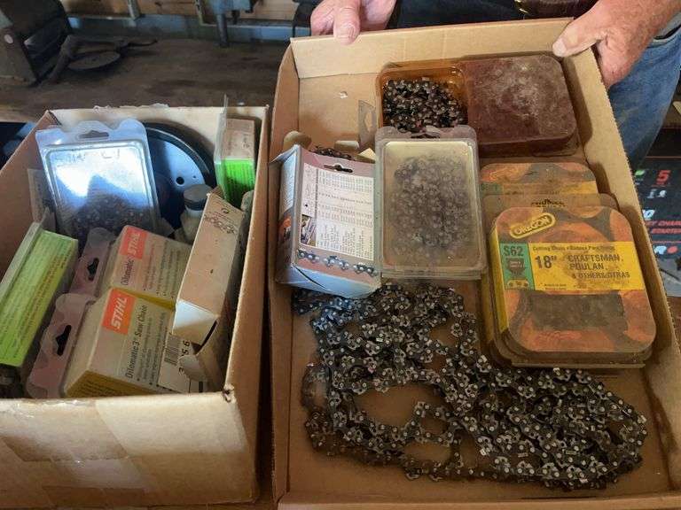 Chainsaw Chain Lot - Stihl, Oregon, Craftsman, Poulan, and Others image