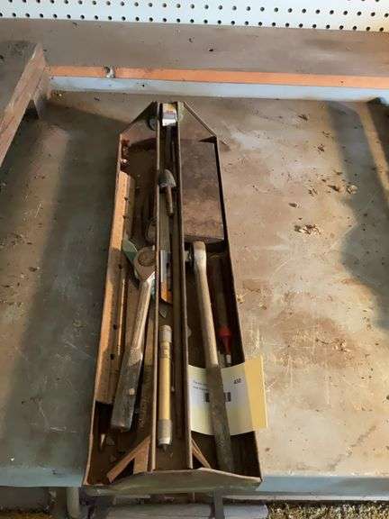 Collection of Various Hand Tools in Metal Box image