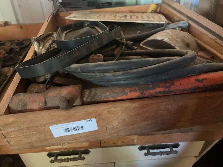 Drawer of Tools and Miscellaneous Items image