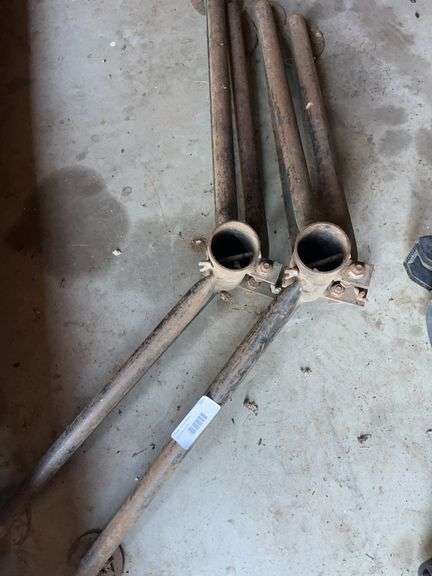 Lot of Metal Pipe Stands image