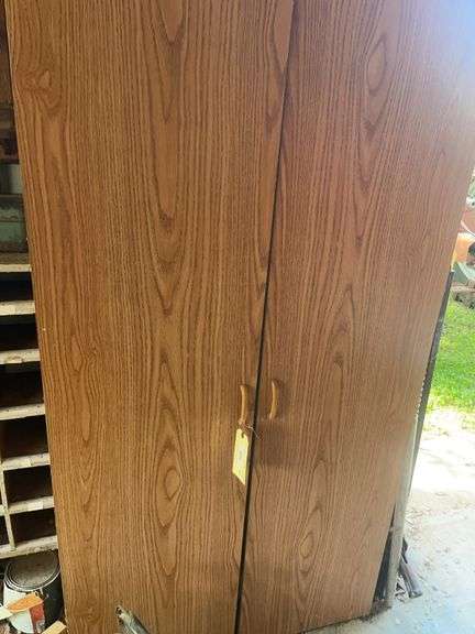 Cabinet (38" x 20" x 6 ft) with Assorted Contents image