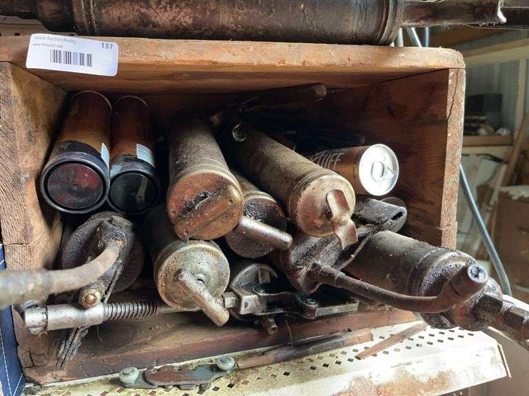 Collection of Grease Guns and Grease Cartridges image