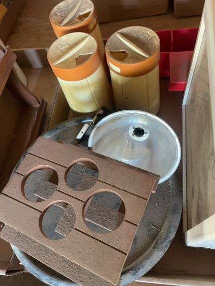 Vintage DURAFLEX Flash Holder and Film Canisters image