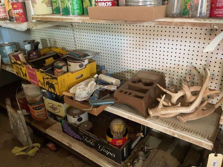 Paint, Antlers, Caulking, and More - Assorted Lot image