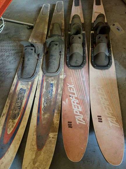 (2) pair Water Skis image